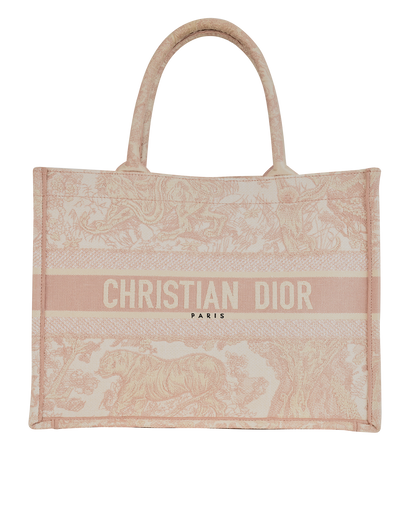 Medium Book Tote, £1,100, Handbags, Pink, Canvas, Front view